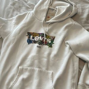 Levi’s hoodie - Large - white